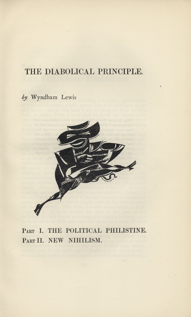 Title Page - The Diabolical Principle